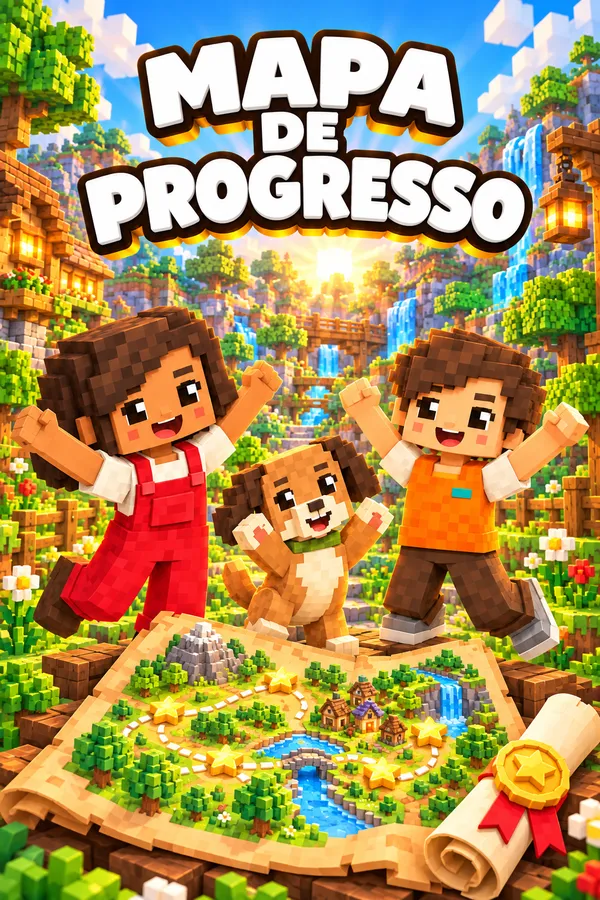 Capa do bônus Mapa de Progresso e Certificados