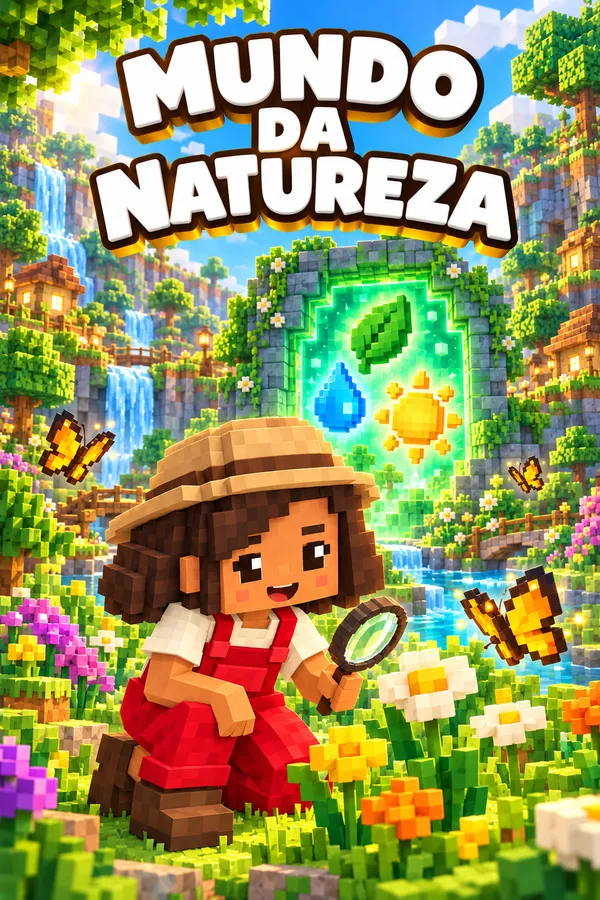 Capa do Mundo da Natureza, o caderno de Ciências