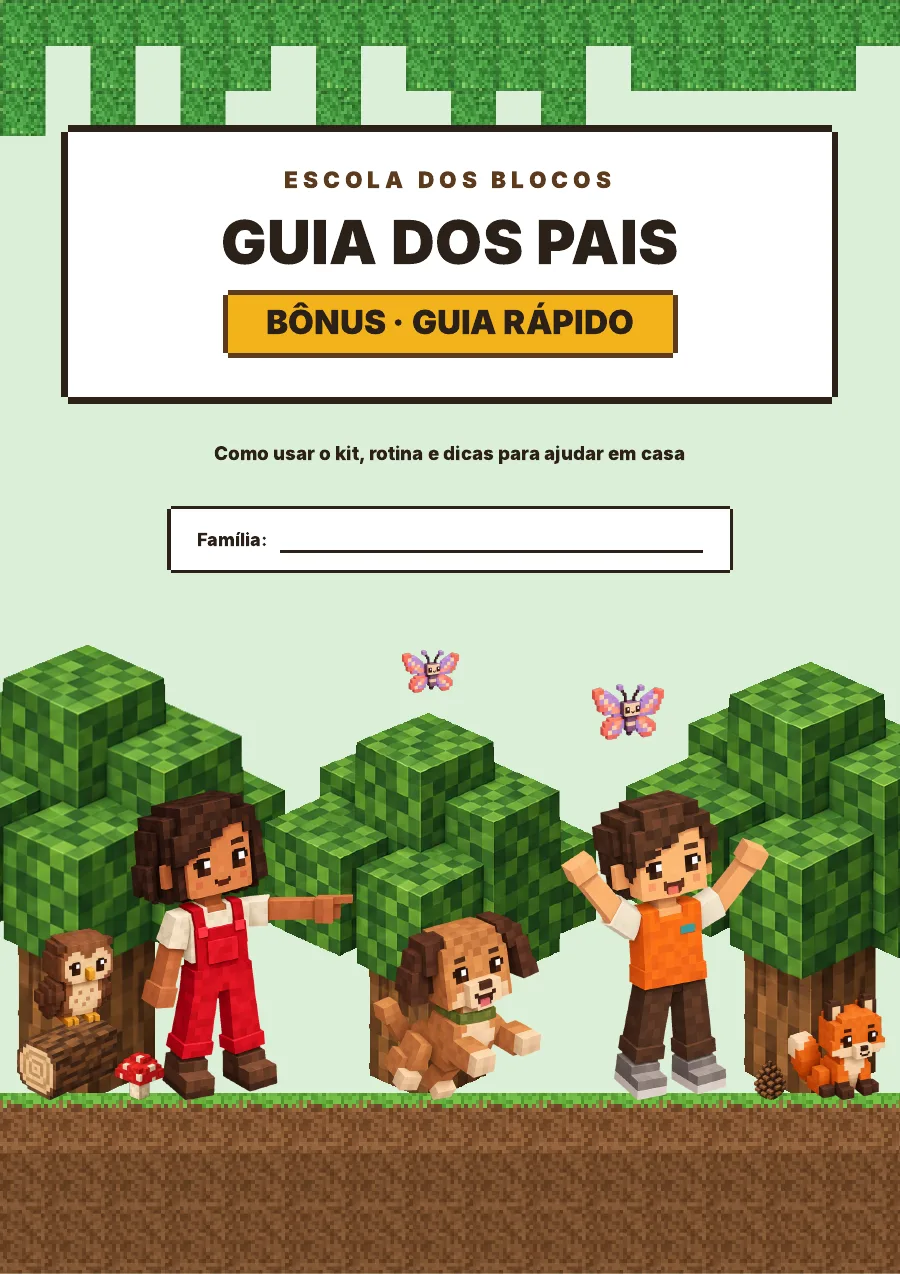 Capa do Guia Rápido para os Pais
