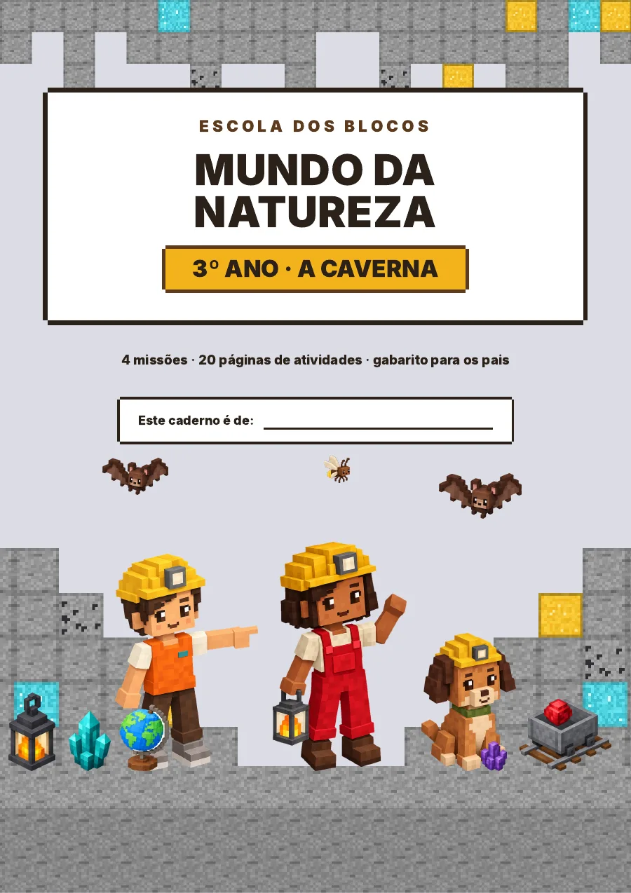 Capa do caderno Mundo da Natureza