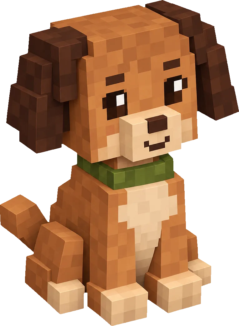 O cachorro Pipo sentado
